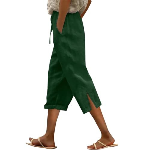 Pantalon femme 44 jambe large ample taille haute pour stopper les irritations