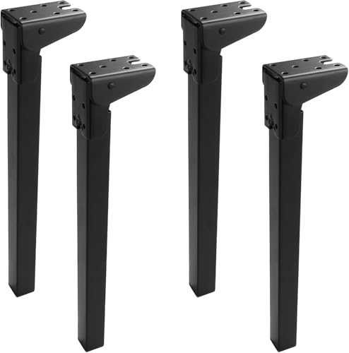 GOYADA Pied de Table Rabattable 30cm, Pieds Pliable Table à 90 Degrés, 4pcs
