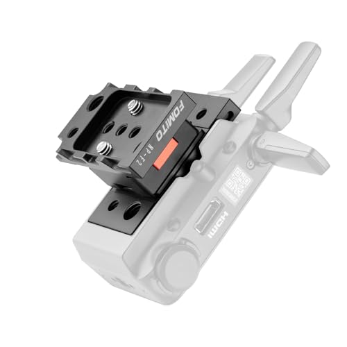 Image of FOMITO NP-F2 Dual-Sided NP-F Plate, All-Aluminum Alloy, ±90 and ±180 Angle Adjustment, for Monitor, LED Light, Wireless Transmitter