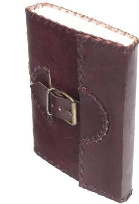 Journal en cuir marron vintage 450g pour croquis de voyage et notes