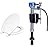 Mayfair 000 Westport 844EC Toilet Seat, 1 Pack Round, White & Fluidmaster 400H-002 Performax Universal Toilet Fill Valve High Performance Tank and Bowl Water Control, 1-Pack, Multicolor