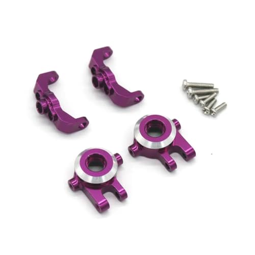 Pièces de modification contre le jeu de direction TRX4M 1/18 et AX8560 violet