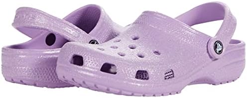 Crocs Unisex-Adult Classic Sparkly Clog, Metallic and Glitter Shoes, Orchid Glitter, 4 Women/2 Men | Image 6