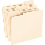Earthwise by Pendaflex 74520 Recycled Paper File Folder, 1/3 Cut, Ltr, Manila (Box of 100)