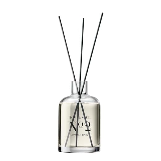 BUTLERS Raumduft 250 ml Summer Rain No. 2 - HOME & SOUL - Diffusor mit Rattan Duftstäbchen für ätherische Öle | Deko Badezimmer & Raumerfrischer für Büro | Raumparfum für die Wohnung