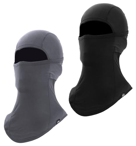 Image of Tough Headwear Balaclava Ski Mask - Breathable Face Mask for Men - Flexible Hinge Full Face Cover - Windproof Motorcycle Gear