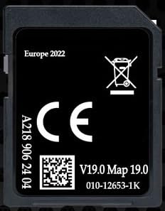 SD Map GPS Navigation Europe 2022 v19 - A2189062404 Compatible with Mercedes Garmin Map Pilot - STAR1