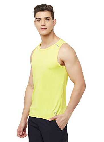 Image of TRUEREVO Men's Light Weight Dryfit Sports Tank Top Vest with Reflective Details for Running, Gym & Training