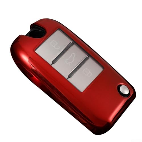 Roewe - Funda protectora plegable para llavero Rx5 Mg3/mg5/mg6/mg7 Zs para Gt para Gs 350/360/750/w5 - Mater (rojo)