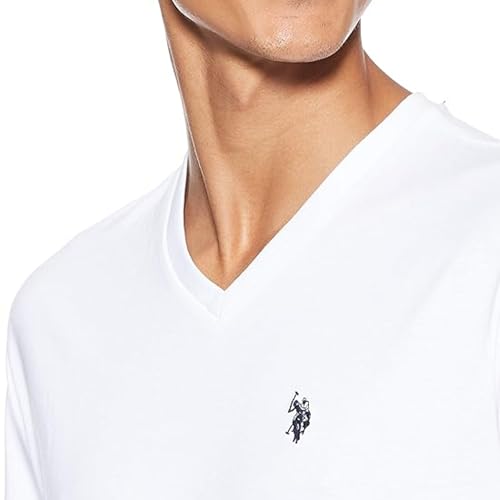 Image of U.S. Polo Assn. Men's Solid V‑Neck T-Shirt