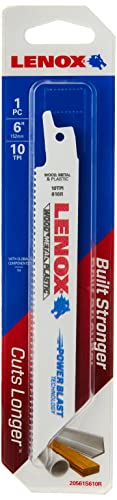 IRWIN Lâmina para Serra Sabre de 150mm x 3/4 Pol. x 035 Pol. com 10 Dentes 20561S610R