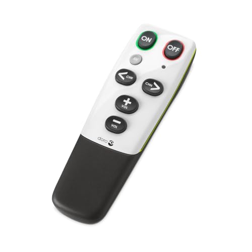 7 TASTI PROGRAMMABILI: Il telecomando è dotato di 7 tasti programmabili concavi per una pressione ottimizzata. Il cambio di canale e la regolazione del volume della vostra TV, radio o altro possono essere eseguiti molto facilmente utilizzando un solo telecomando. Sostituisci i tuoi complicati telecomandi con questo telecomando semplice e universale.