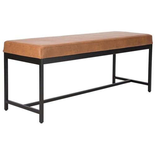 Safavieh Home Chase 47-inch Brown Faux Leather and...