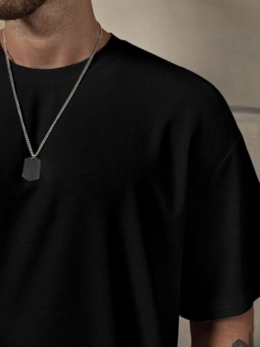 Image of Vogaan Men's T-Shirt and Shorts Set | Top & Shorts Night Suits Set | Night Wear for Men | Holiday Outfits for Men's