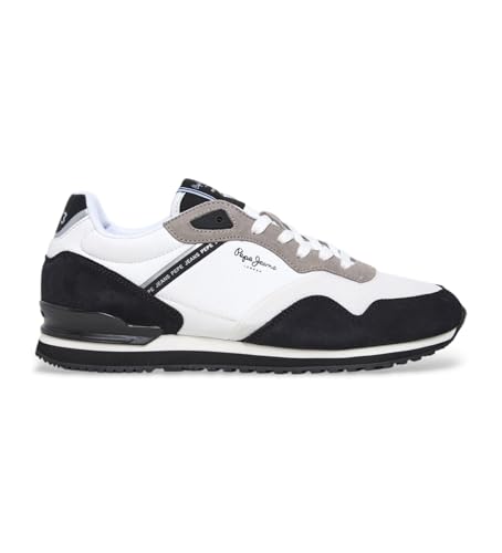 Baskets Pepe Jeans London Life M tennis en toile souple confort marche homme