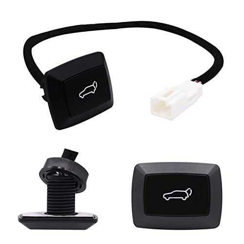 Interruptor de maletero de coche eléctrico universal con acabado cromado 3