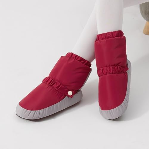 Chaussures de danse en coton chaudes pour vos studios en hiver