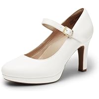 DREAM PAIRS Zapatos de Tacón Alto Clásicos Mujer Zapatillas con