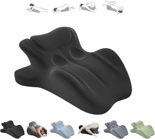 Générique Oreillers pour Couples – Coussin Jambes Ergonomique en Mousse à Mémoire, Cuddle Pillow for Couples, Soulage la Pression, Soutien Lombaire et...