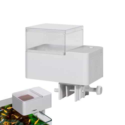 Dispensador Automático De Comida Para Peces - Dispensador Inteligente Para Tortugas Con Temporizador - Accesorios Para Jardín Y Estanque Para Tortugas, Agua Dulce, Hámster, Peces Tropicales Betta y Re
