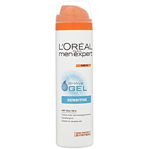 L'Oréal Men Expert Sensitive Shave Gel, 200ml Cover