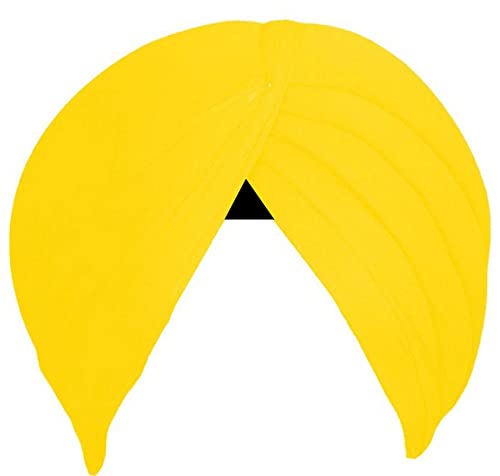 Dastar Sikh Pagri jaune parfait pour le Gurudwara et les festivals