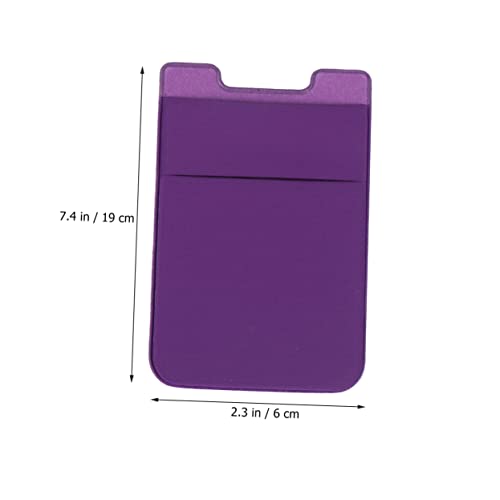 Gatuida 4 peças de carteira adesiva para celular, carteira para celular, bolso, adesivos, porta-cart