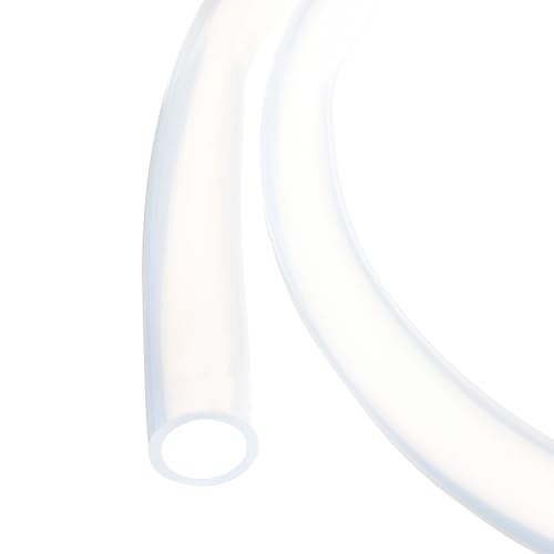 Image of 1m(3.3ft) 16mm(5 /8 inch) ID x 21mm(0.83 inch) OD Silicone Tubing Clear Industrial Plastic Tubing Pure Silicone Hoses for Pump Siphoning Draining Irrigation Brewing