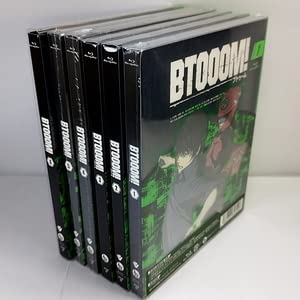 Amazon.co.jp: 3本 BTOOOM ブトゥームBD 全6巻 初回版 特典全付