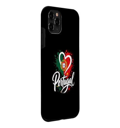 I Love Portugal Vacation Travel Cœur Drapeau Souvenir Coque pour iPhone 11 Pro – vue 3