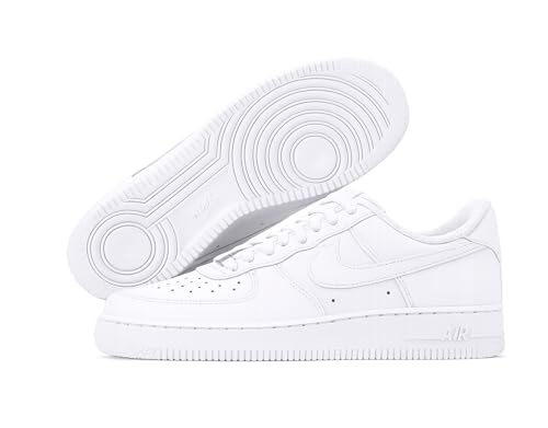 [ナイキ] エアフォース1 ロー 07 [AIR FORCE 1 LOW 07] エアフォース ワン ロー メンズ ESS レディース スニーカー ホワイト エアホース 白 WHITE CW2288-111-ama 正規品 - (ホワイト, 日本の靴のサイズ寸法, 大人, 数値, 26.5 cm)