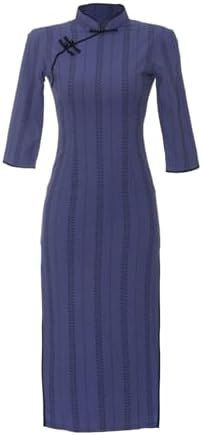 Vintage Chinese Qipao, Sleeveless High Waist
