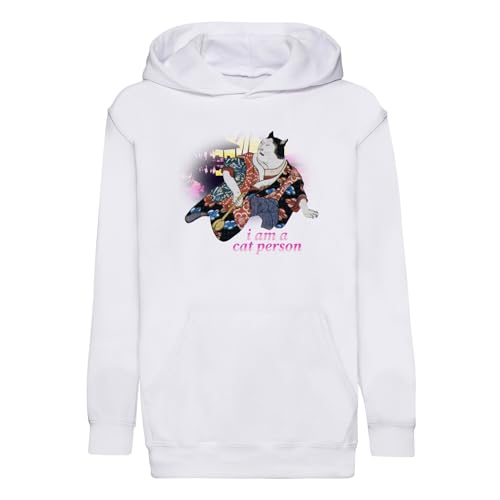 Sweat à capuche enfant humour chat parfait pour la cour de récréation