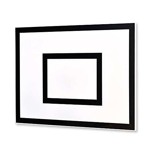 ARTIMEX Panneau de Basketball Fibre Polyester, 120x90 cm, Non percé, Code 160