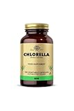 Solgar, Clorella 520 mg (de pared celular rota), Clorofila obtenida de micro alga verde, 100 Cápsulas vegetales