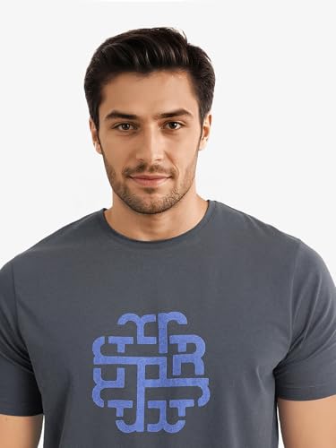 Image of Rare Rabbit Regular fit Graphic Print t-Shirt