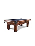Empire USA - Corona Slate Pool Table W/Premium Billiards Accessories (8FT,Walnut)