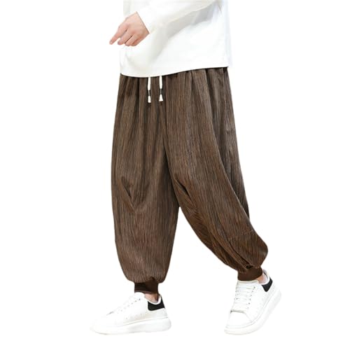 Pantalon style chinois vintage pour homme type jogger harem d'automne