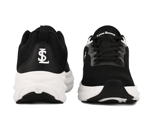 Image of LOUIS STITCH Men's Lightweight Athleisure Sport Shoes | Ultra Cushioned Sole | Casual Lace-Up Sneaker and Athleisure Wear | Perfect for Casual, Gym & Travel Wear | LS-AT-FS02