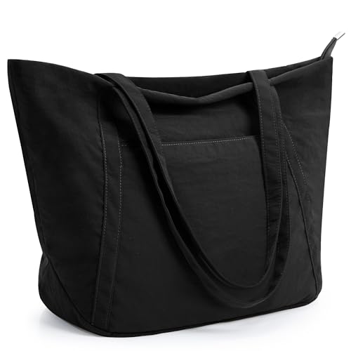 Grand sac fourre-tout de voyage 24L WLLWOO léger avec fermeture éclair