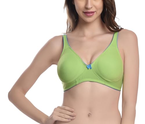 Image of FIMS - Fashion is my style Women Cotton Blend Non-Padded Non-Wired Moulded Bra Multicolor Cup- B