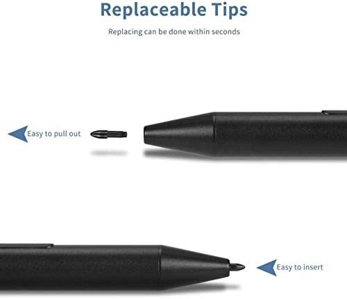 Miniatura 5 de BoxWave Lápiz óptico compatible con Acer Spin 5 (SP513-53N) (Stylus Pen ActiveStudio Active Stylus 2020, lápiz óptico electrónico con punta ultra