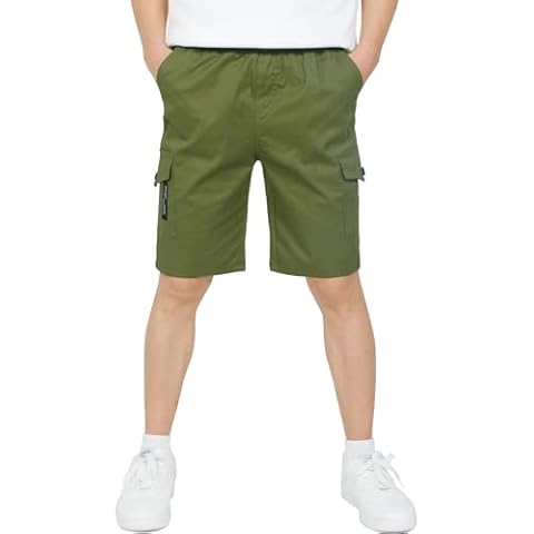 CAMLAKEE Boys Lightweight Cargo Shorts Cover