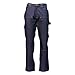 Key Industries Men's Indigo Denim Double Front Logger Dungaree Pant, 36W x 30L