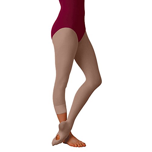 Image of Body Wrappers - Women's Convertible Tights - Ultra Soft, Footed to Footless Style A31