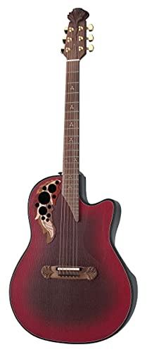 Ovation Ovation Adamas I GT Cutaway Deep Contour Acoustic-electric Guitar - Reverse Red Burst