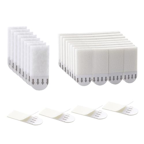 Ztvowto Tape 24 Paar Klettverschlussstreifen