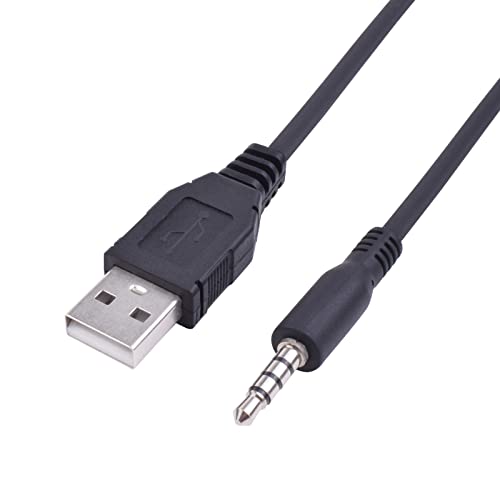 Cable USB a 3.5mm Auxiliar de 3 pies para audio miniatura 1