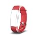 Produktbild endubro Ersatzarmband für Fitness Tracker ID115 HR Plus & viele weitere Modelle aus hautfreundlichem TPU & nickelfreiem Verschluss (Rot)