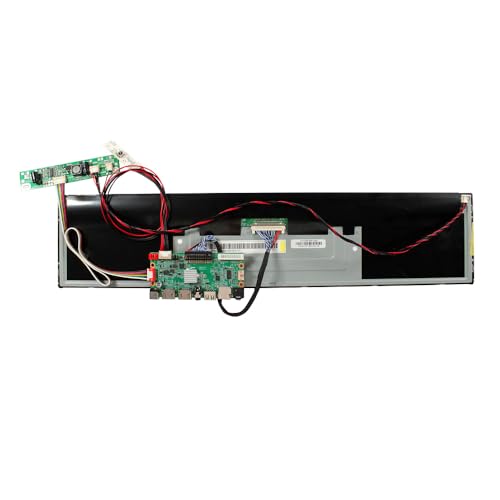 Image of 19 inch 1920x360 DV190FBM-NB0 30pin Wide IPS LCD Screen | and H /D USB SD Card LVDs Driver Board,Multimedia Supports MP4